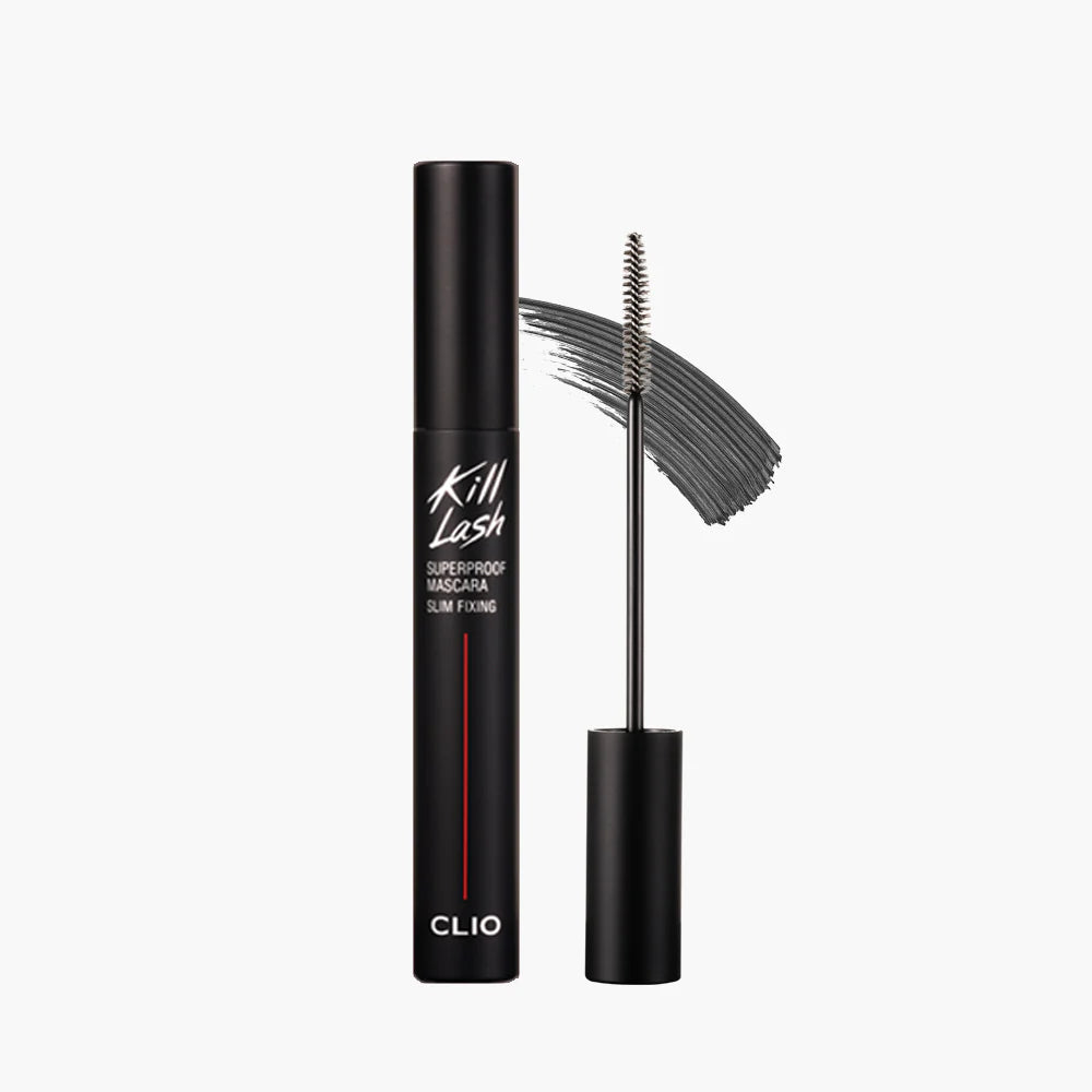 [7 SHADES/SINGLE] CLIO Kill Lash Mascara 7 g (Curl-Defining & Smudge-Proof Superproof Formula)