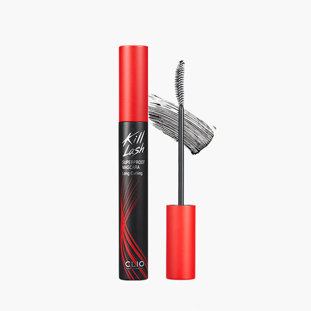 [7 SHADES/SINGLE] CLIO Kill Lash Mascara 7 g (Curl-Defining & Smudge-Proof Superproof Formula)
