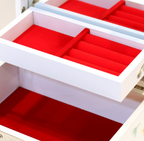 [Handcrafted by Artisan] 2-Tier Mother-of-Pearl Jewelry Box (Various Designs, Colors, and Sizes)