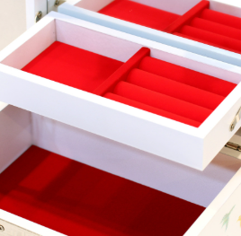 [Handcrafted by Artisan] 2-Tier Mother-of-Pearl Jewelry Box (Various Designs, Colors, and Sizes)