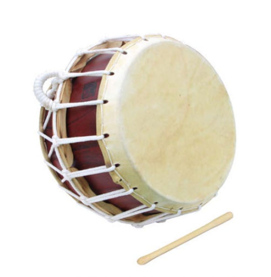 Korean Traditional Percussion Instrument Buk (Drum) with Case, 1 Set