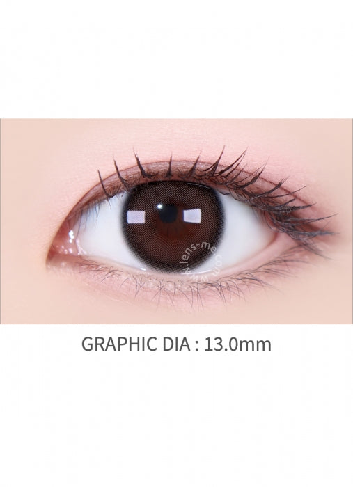 LensMe You’s 1-Day Choco Contact Lenses (10 Pack, 13.0mm Graphic DIA, Daily Disposable)