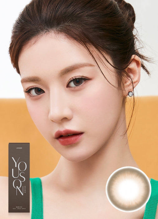 LensMe You’s One-Day Brown Contact Lenses (10-pack, 13.8 mm Graphic DIA, Silicone Hydrogel)