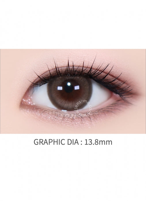 LensMe You’s One-Day Brown Contact Lenses (10-pack, 13.8 mm Graphic DIA, Silicone Hydrogel)