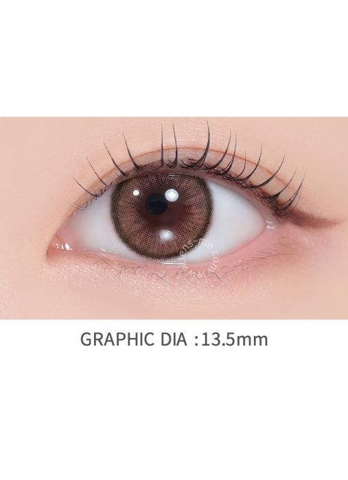 LensMe Holoris Plus Blush Pink Monthly Contacts (2 pcs, 13.5 mm Graphic DIA, 1-Month Silicone Hydrogel)