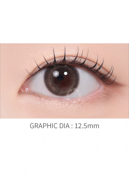 LensMe Pandeia Beige 1-Day Contacts (10 pcs, 12.5 mm Graphic DIA, Daily Phosphorylcholine Lens)