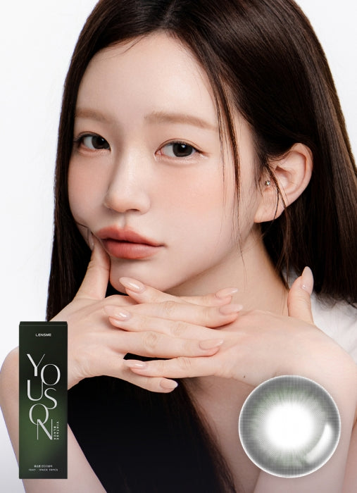 YOUS ONE DAY Vintage Black (13.8mm Graphic DIA, Daily Silicone Hydrogel Lenses)