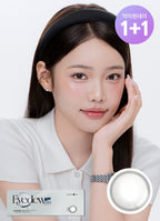 LensMe AIDU Mini Gray 1-Day Contacts (30 pcs, 12.7 mm Graphic DIA, Daily Silicone Hydrogel)