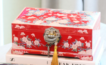 [Handcrafted by Artisan] 2-Tier Mother-of-Pearl Jewelry Box (Various Designs, Colors, and Sizes)
