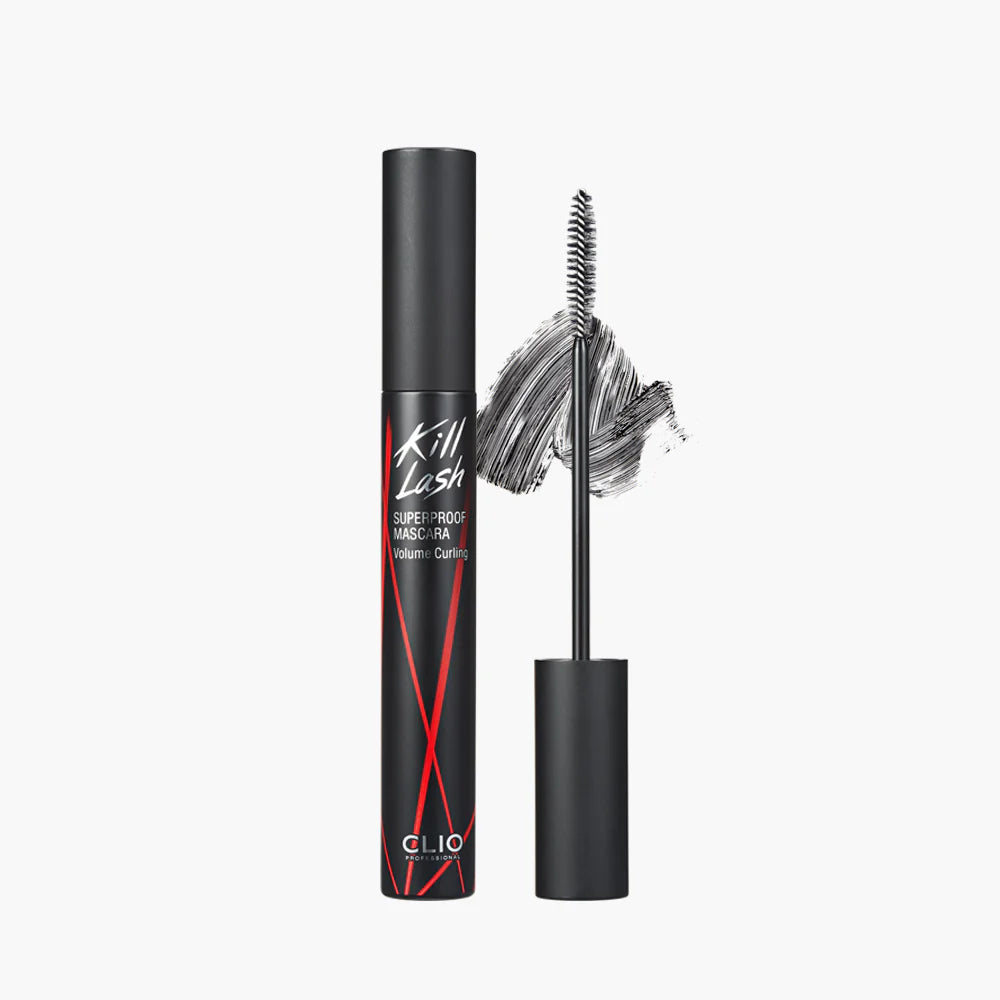 [7 SHADES/SINGLE] CLIO Kill Lash Mascara 7 g (Curl-Defining & Smudge-Proof Superproof Formula)