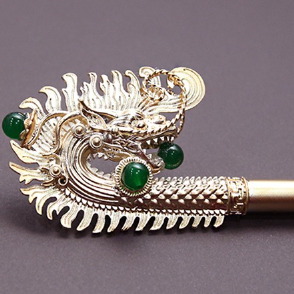 [Drama Featured: Under the Queen’s Umbrella, Handcrafted by Artisan] Dragon Binyeo (Traditional Hairpin), 1 Piece
