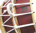 Korean Traditional Percussion Instrument Buk (Drum) with Case, 1 Set