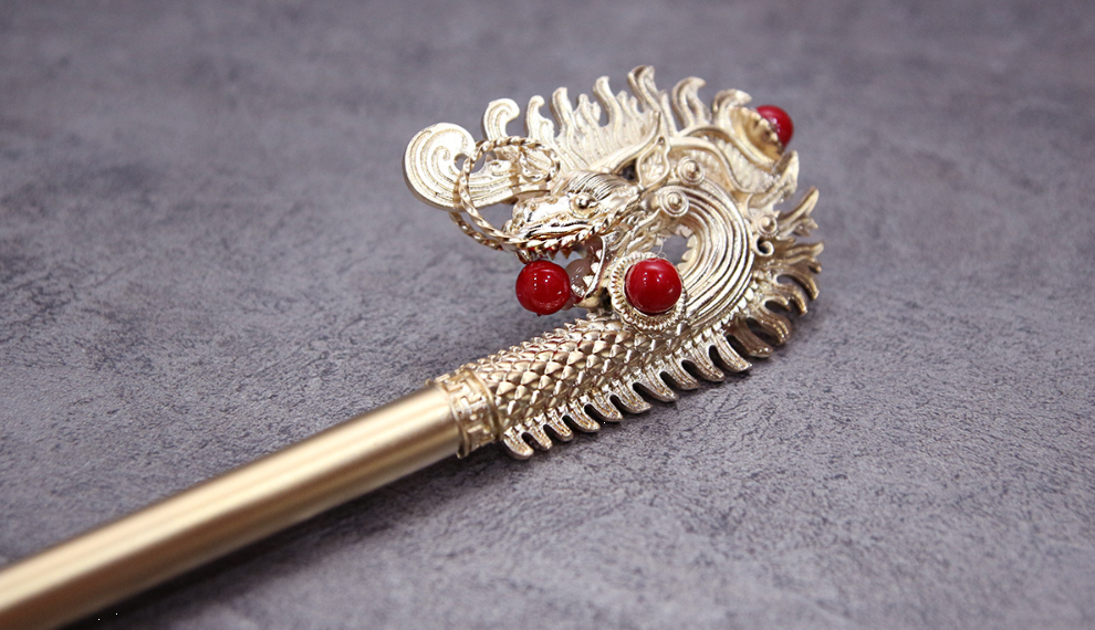 [Drama Featured: Under the Queen’s Umbrella, Handcrafted by Artisan] Dragon Binyeo (Traditional Hairpin), 1 Piece