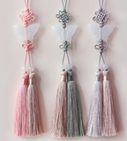 [Handcrafted by Artisan] Mini Butterfly Rayon Norigae, 1 Piece