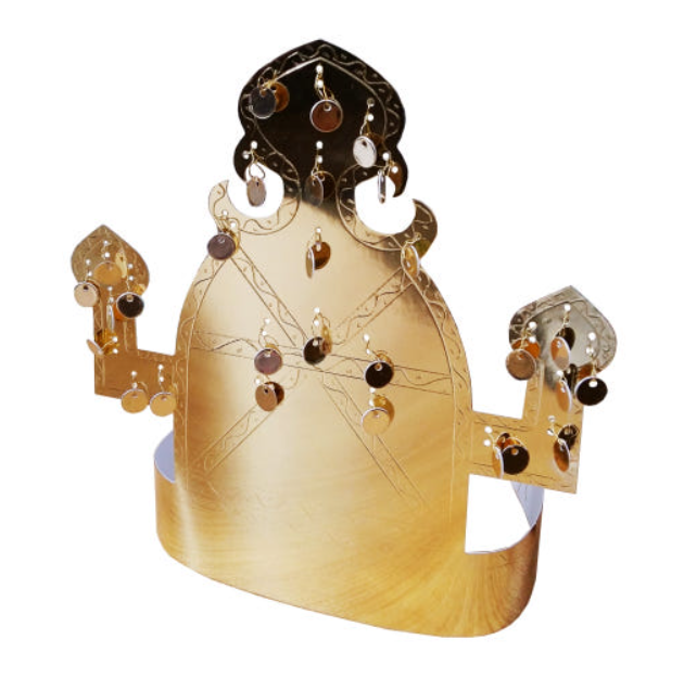 [Three Kingdoms Era Crown] Gaya Gilt-Bronze Crown DIY Kit, 1 Set