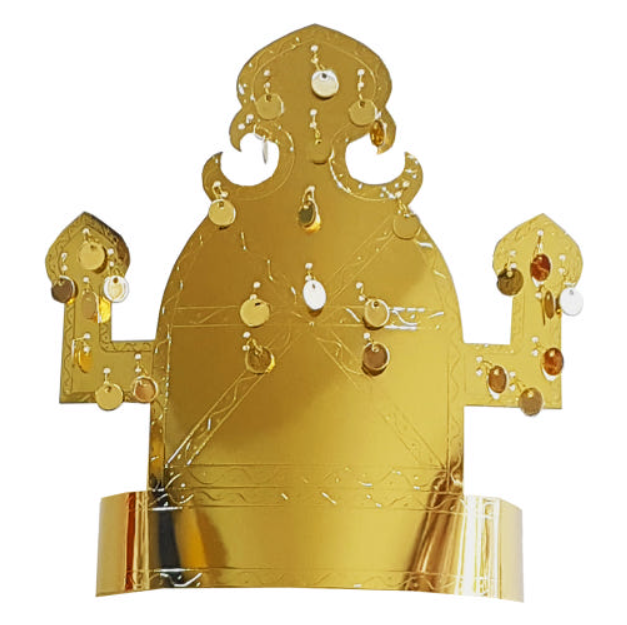 [Three Kingdoms Era Crown] Gaya Gilt-Bronze Crown DIY Kit, 1 Set