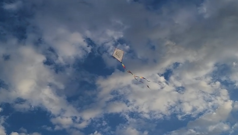 Taeguk Pattern Kite DIY Kit, 1 Set