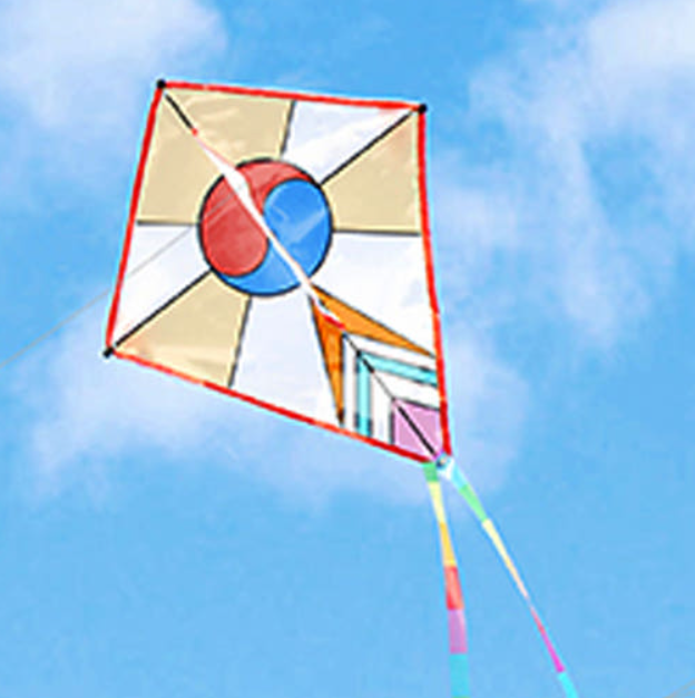 Taeguk Pattern Kite DIY Kit, 1 Set