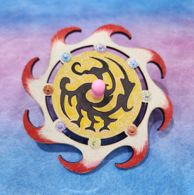 [Three Kingdoms Era] Goguryeo Samjoko Wooden Spinning Top DIY Kit, 1 Set