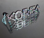 Kkotseonbi Plum Blossom Hat Mother-of-Pearl Keyring DIY Kit, 1 Set
