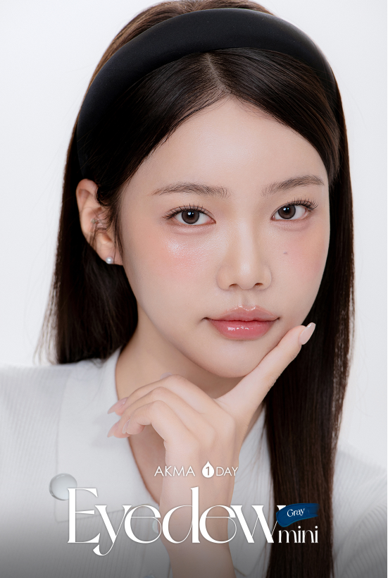 LensMe AIDU Mini Gray 1-Day Contacts (30 pcs, 12.7 mm Graphic DIA, Daily Silicone Hydrogel)