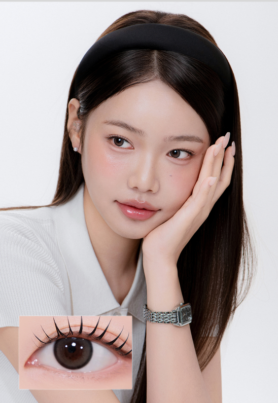 LensMe AIDU Mini Gray 1-Day Contacts (30 pcs, 12.7 mm Graphic DIA, Daily Silicone Hydrogel)