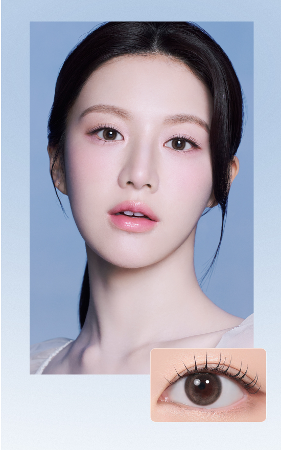 LensMe Pandeia Beige 1-Day Contacts (10 pcs, 12.5 mm Graphic DIA, Daily Phosphorylcholine Lens)