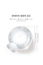 LensMe Pandeia Mulbit 1-Day Contacts (10 pcs, 12.5 mm Graphic DIA, Daily Phosphorylcholine Lens)