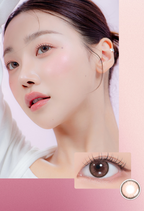LensMe Holoris Plus Blush Pink Monthly Contacts (2 pcs, 13.5 mm Graphic DIA, 1-Month Silicone Hydrogel)