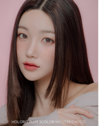 LensMe Holoris Plus 3Color Mousse Choco Monthly Contacts (2 pcs, 13.5 mm Graphic DIA, 1-Month Silicone Hydrogel)