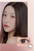 LensMe Holoris Plus 3Color Mousse Choco Monthly Contacts (2 pcs, 13.5 mm Graphic DIA, 1-Month Silicone Hydrogel)