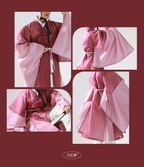 Heritage Rose Hanbok for Men – Bold Pink Seonbi Style