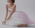 Blossom Breeze Hanbok Dress – Playful Short Style with Pastel Elegance