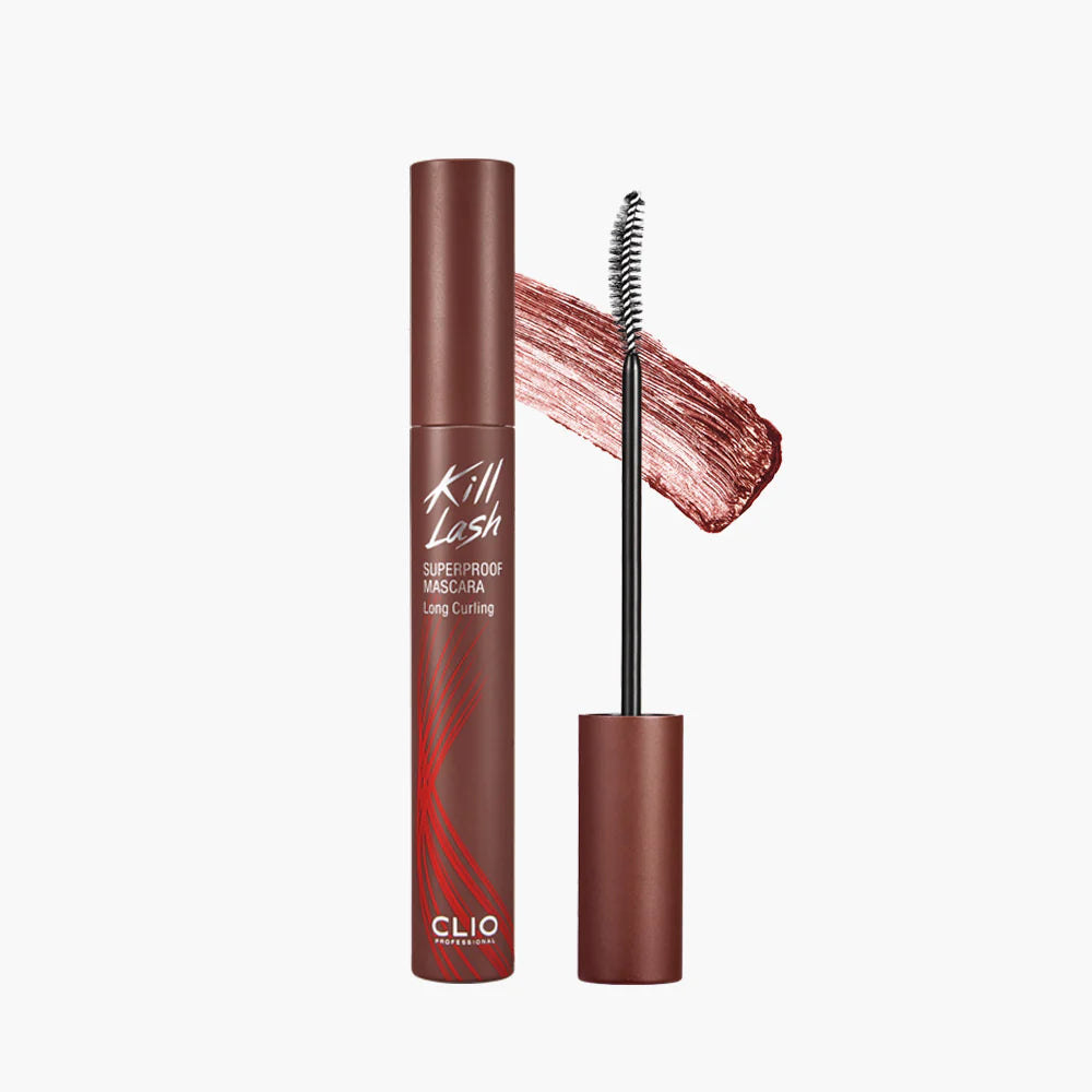[7 SHADES/SINGLE] CLIO Kill Lash Mascara 7 g (Curl-Defining & Smudge-Proof Superproof Formula)