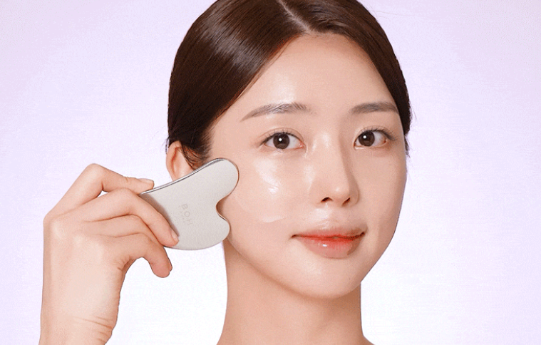 [Bio Heal Bo] Probioderm Lifting Gua Sha Massager – Lymphatic Massage Tool, 1 Unit
