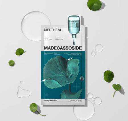 [Mediheal] قناع مادكاسوسيد الأساسي (قناع سيكا أكتيف دو، 10 قطع)