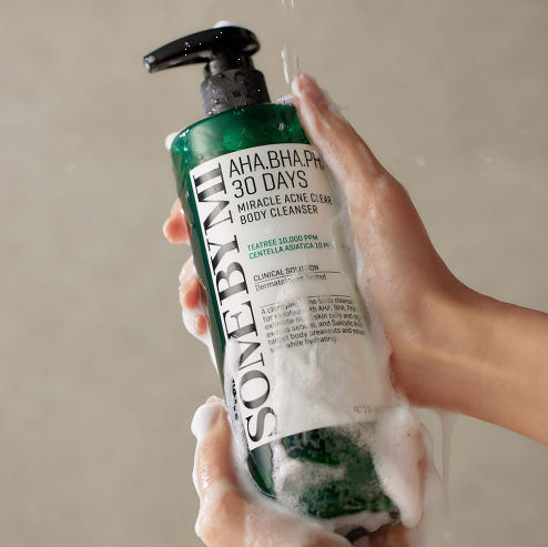 [SOME BY MI] AHA-BHA-PHA 30 Days Miracle Acne Body Cleanser 400 g (Deep Exfoliating & Clarifying Body Wash)