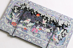 [artisan handmade] Geumgangsan & Thousand Cranes Mother-of-Pearl 3-Panel Folding Screen