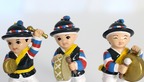 Samulnori Instrument Doll Set (4-Piece)
