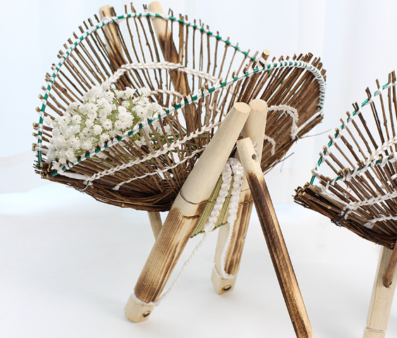Traditional Korean A-frame Carrier (Jige) – Bamboo Twig (Small)