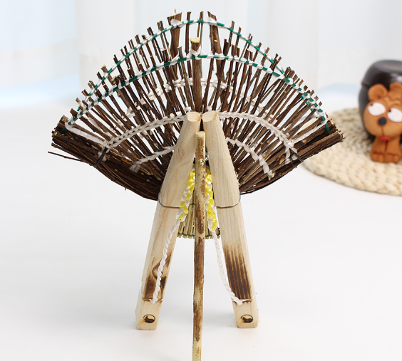 Traditional Korean A-frame Carrier (Jige) – Bamboo Twig (Small)