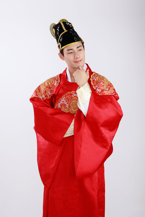 Royal Dragon Robe – Red Gwanryongpo (Traditional Korean Hanbok for Men)