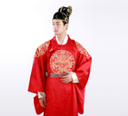 Royal Dragon Robe – Red Gwanryongpo (Traditional Korean Hanbok for Men)