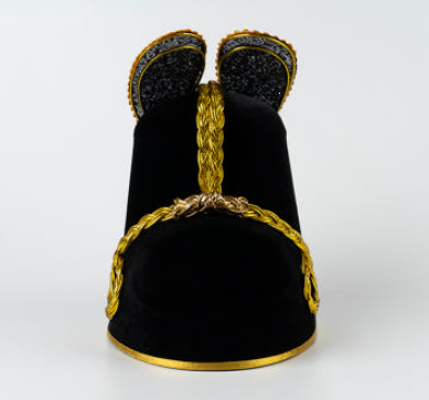 Premium Gold Iksun-gwan (Traditional Korean Crown)