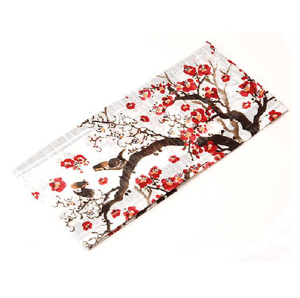 Traditional Korean Handkerchief – Plum Blossom Design