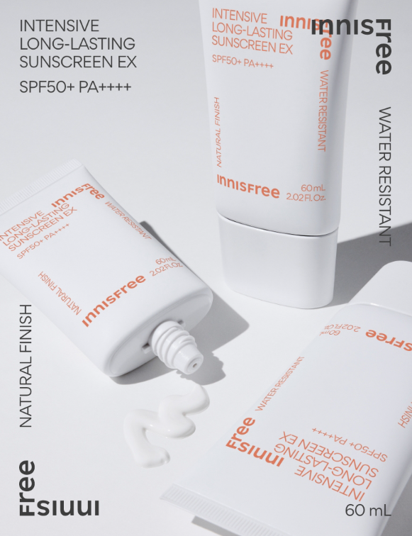 Innisfree Intensive Long-Lasting Sunscreen EX SPF 50+ PA++++ 60ml