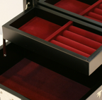 [Handcrafted by Artisan] 2-Tier Mother-of-Pearl Jewelry Box (Various Designs, Colors, and Sizes)