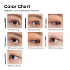 [7 SHADES/SINGLE] CLIO Kill Lash Mascara 7 g (Curl-Defining & Smudge-Proof Superproof Formula)