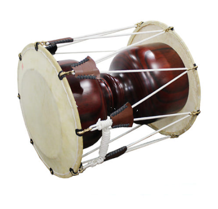 Korean Traditional Percussion Instrument Janggu, 1 Piece